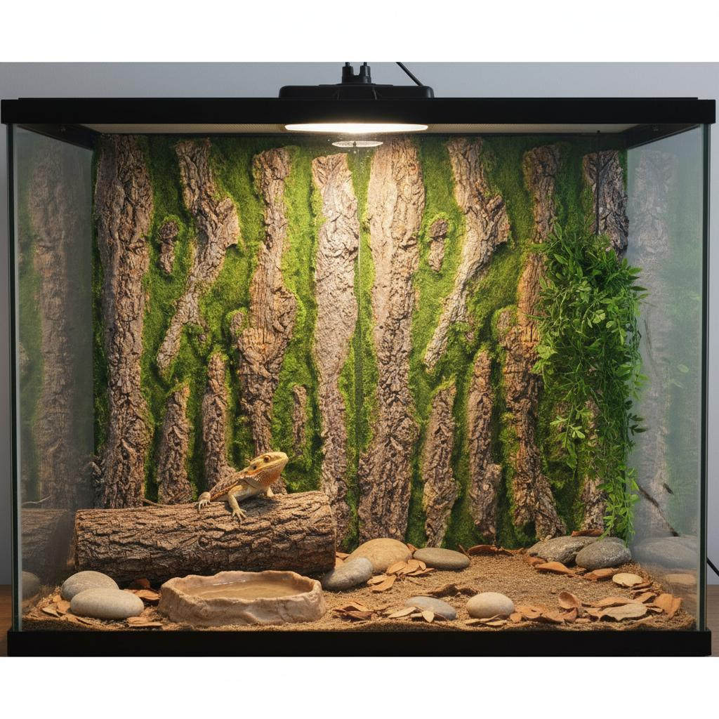 Aquarium Moss - Pannello decorativo 3D per acquario, con