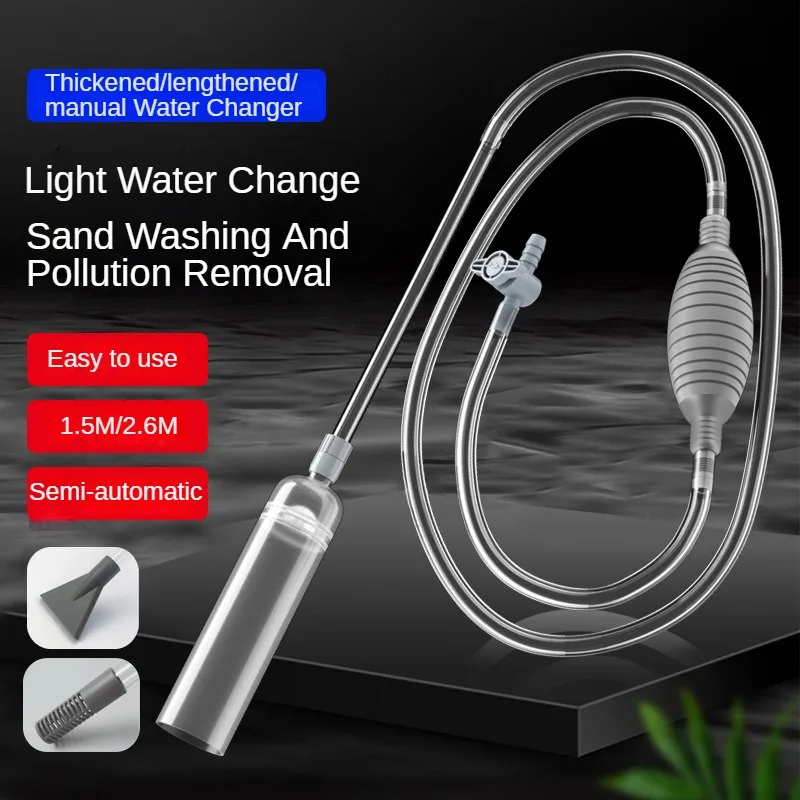 Planted Aquarium Cleaning - Aspirapolvere a sifone per acquario Cambia