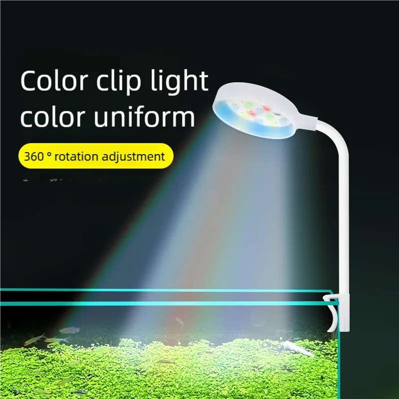 Aquarium Plant Light - Lampada LED 3W a Clip per