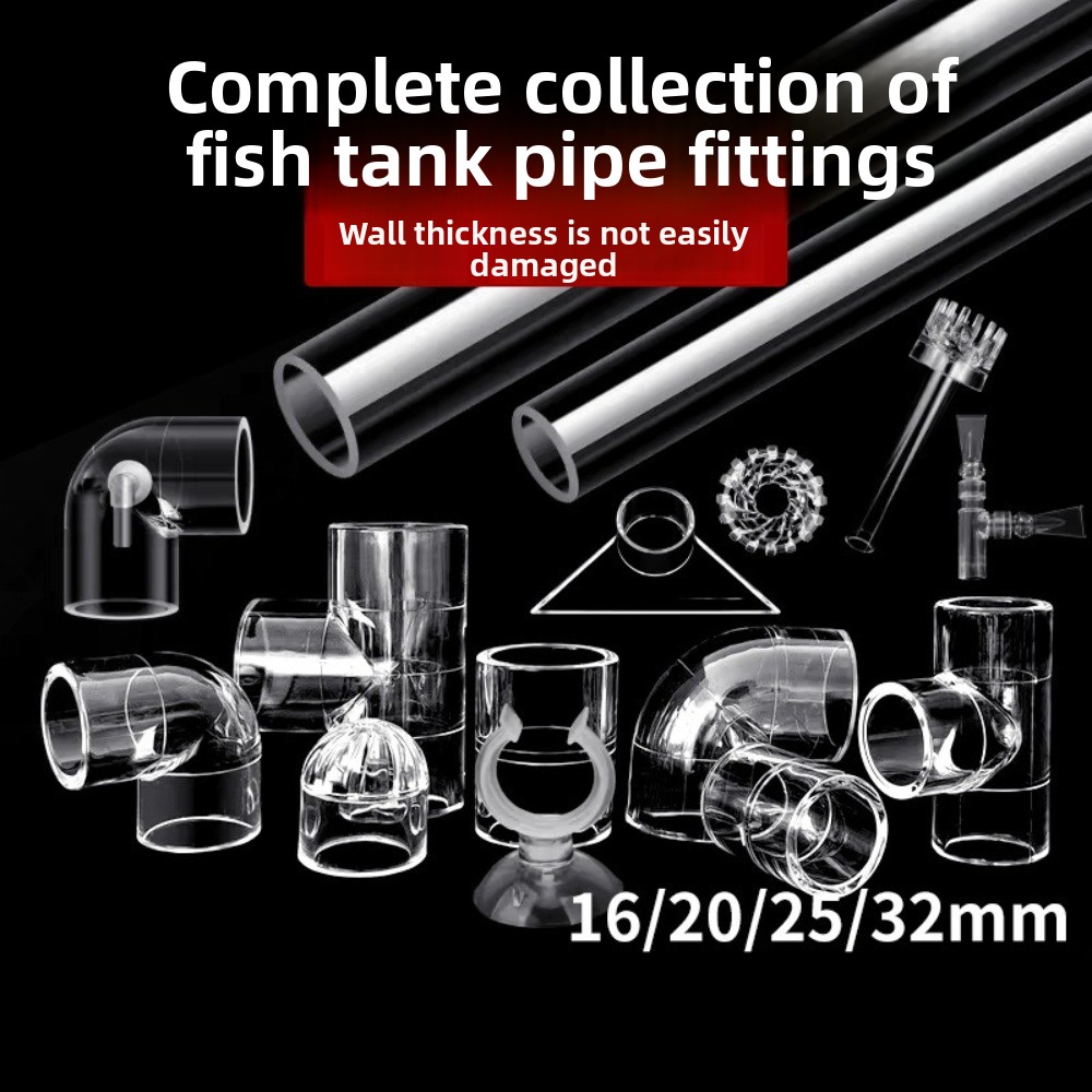 Aquarium Planted Tank Filter - Fai da te trasparente acquario skimmer