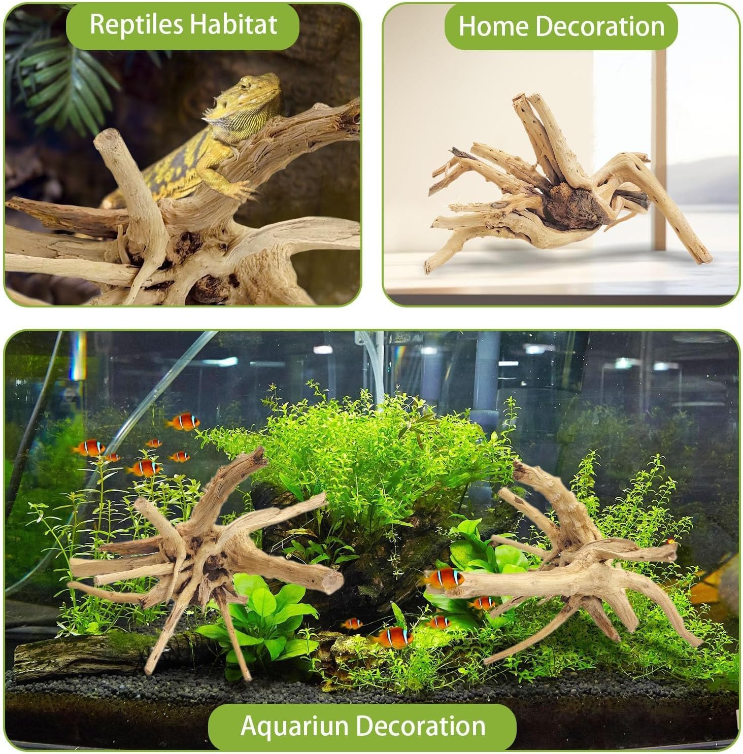 1 Pezzo 20-25CM Legno Naturale - Aquarium Driftwood recensione e prezzo