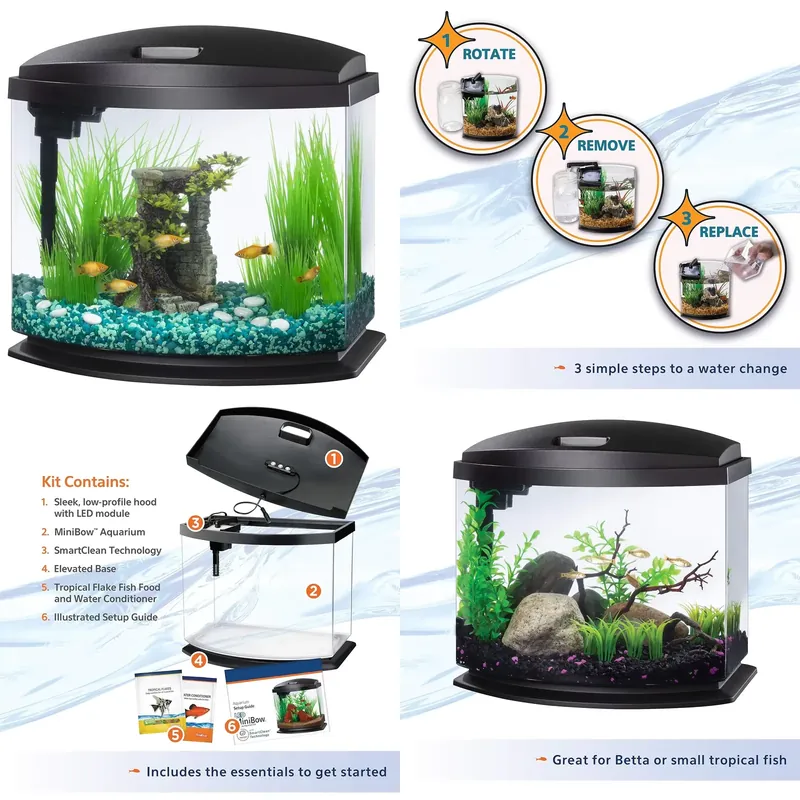 Acquario in Vetro Acrilico Per - Aquarium Planted Tank Filter recensione e prezzo